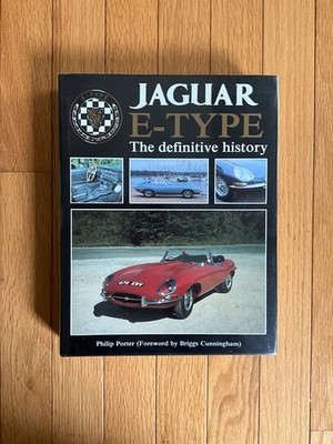 JAGUAR E-TYPE: THE DEFINITIVE HISTORY by Philip Porter | 1989 | Haynes | HC/DJ