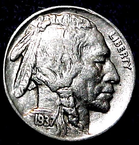 1937 BUFFALO NICKEL...FREE SHIPPING!......MIN. BID .01 & NO RESERVE!