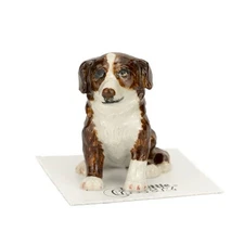 Little Critterz - Red Shepherd Dog "Auburn" LC1034 - Mini Porc Animal in Box