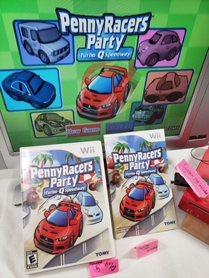 Penny Racers Party Nintend Wii COMPLETE Turbo-Q Speedway racer choroQ choro race