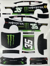 Custom 2026 Riley Herbst 35 Monster Zero 1/64 Scale NASCAR Peel  Stick Decals