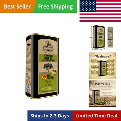 Olive Oil Extra Virgin, Certified Single Estate PDO, Polyphenol Rich Extra Vi...