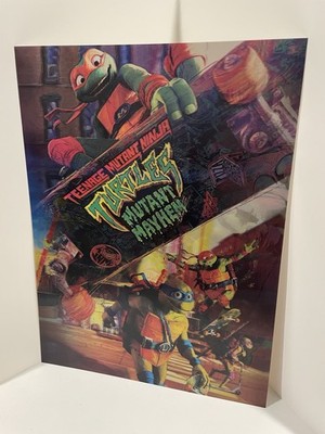 Ninja Turtles 3D Changing Holographic Lenticular Poster