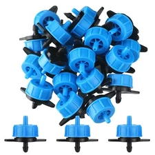 50 Pcs Drip Irrigation Emitters Water Tubing Pressure Compensating Dripper