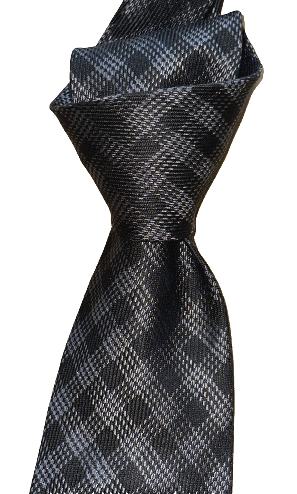 $280 NWT TOM FORD Black w/ Gray overcheck 3.75