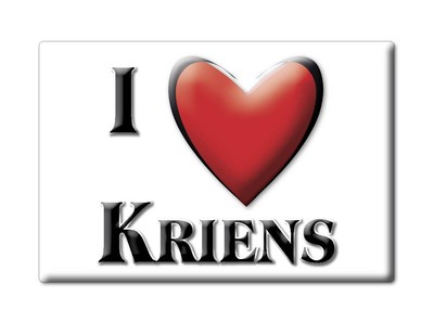 Kriens, Luzern - Kühlschrankmagnet Schweizer Souvenir Geschenk Ich Liebe