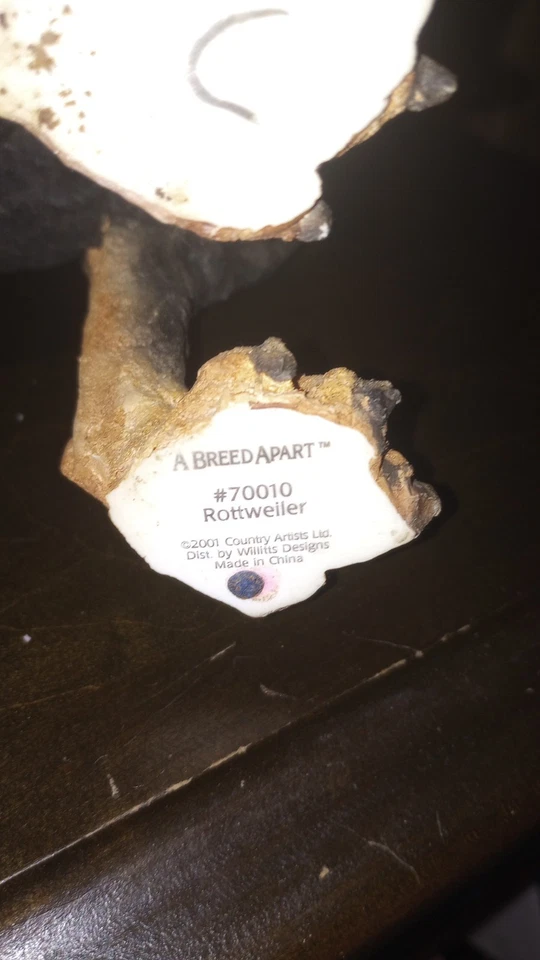 Фигурка собаки ротвейлер кантри художники 2001 порода отдельно ротвейлер #70010 - Изображение 3 из 3