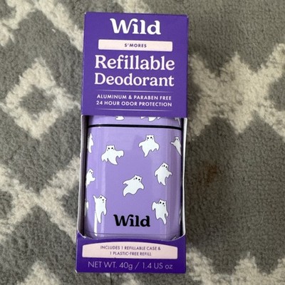 Wild Cosmetics - Refillable Lilac Ghost Cat Case with S mores -  Aluminum Free