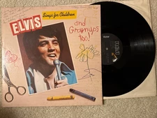 Elvis Sings For Children And Grandpa Too Original Vinyl Record LP