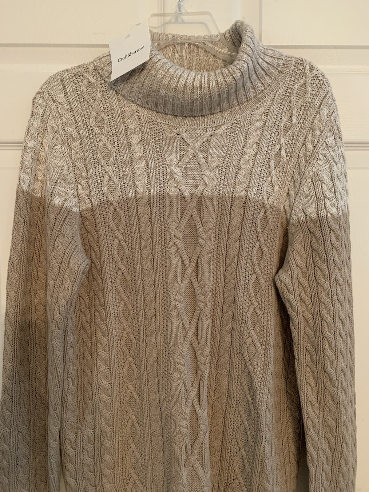 NWT $44. CROFT \u0026 BARROW CLASSIC Tan 