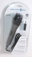 SINGING MACHINE CLASSIC KARAOKE MICROPHONE SMM205 SEALED 10' cord full size mic