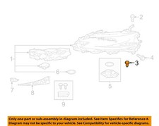 TOYOTA OEM 04-23 Avalon Headlamp Components-Headlamp Assy Grommet 9018906238