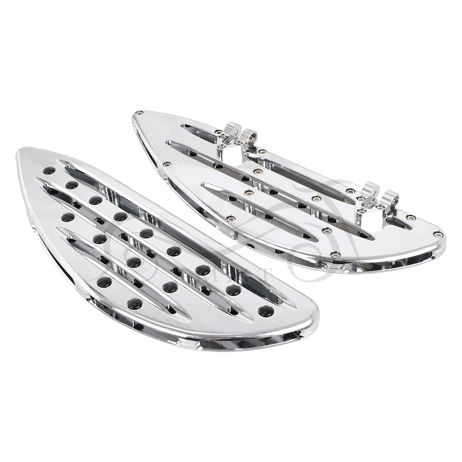 Chrome Driver Stretched Floorboards Foot Boards For Harley Electra