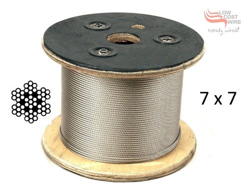 316 grade Stainless Steel Wire 2.0mm x 100M coil 254kg line for Rigs and Traces - Picture 3 of 5