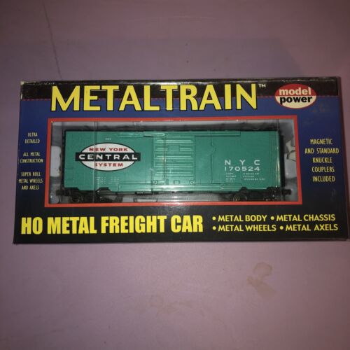 Model Power 2172 NYC 40' Metal Box Car NEW IN BOX - Picture 1 of 5