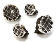 Realistic Spot Light (4) w/o LED, Plastic Housing for 1/16 & 1/10 Scale