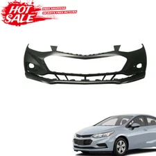 Primered Front Bumper Cover For 2016 2017 2018 Chevy Cruze w/o Park Assist