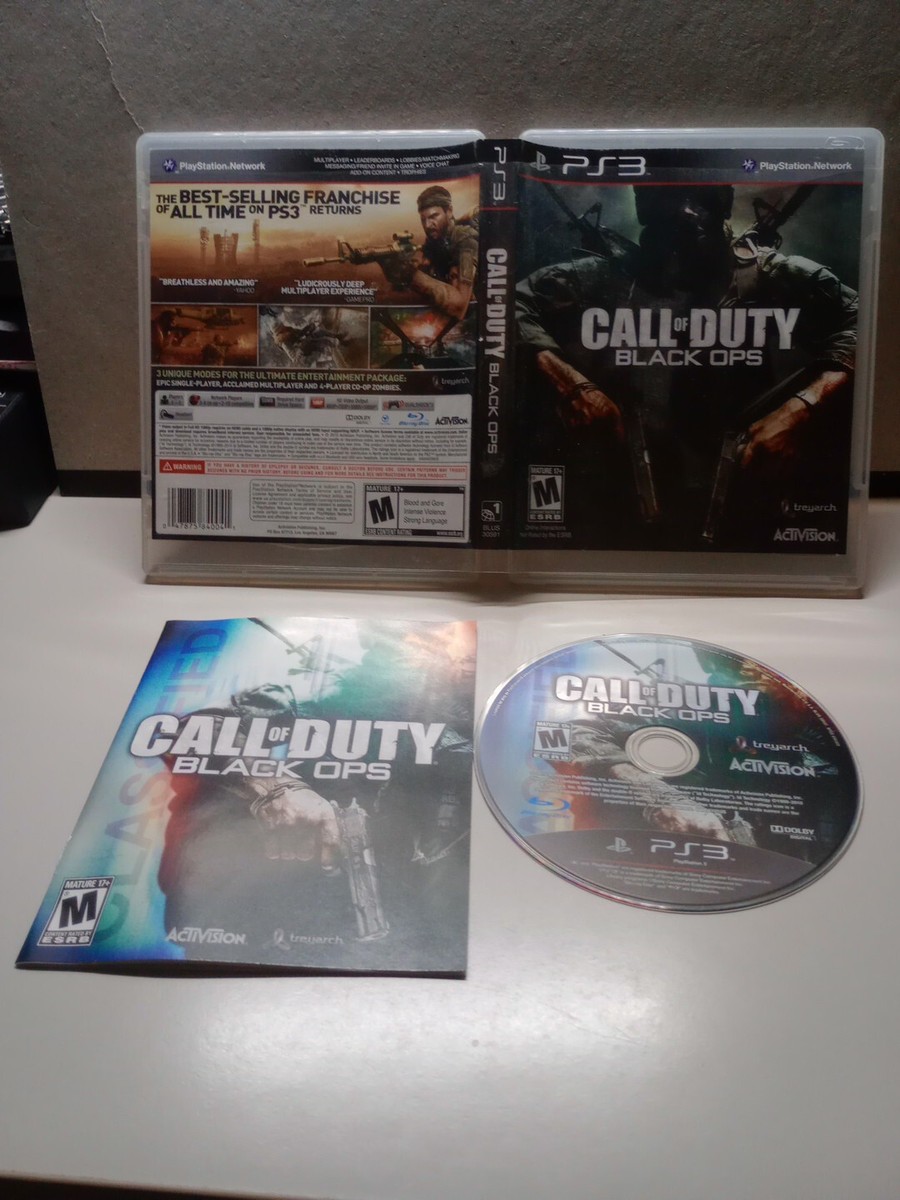 Call of Duty: Black Ops Playstation 3, Very Good PlayStation