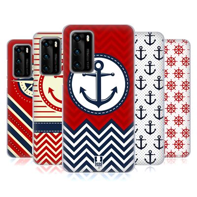 HEAD CASE DESIGNS ZIGZAG NAUTIQUE SOFT GEL CASE FOR HUAWEI PHONES 4