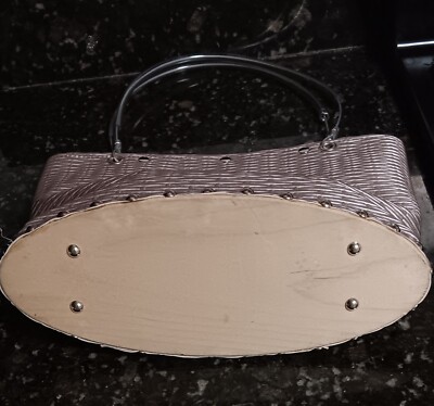 Hardwear By Renee Strong Pink Silver vegan industrial women's tote