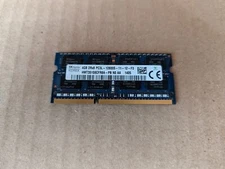 4GB 2RX8 DDR3 MEMORY PC3L-12800S-11-12-F3 SK HYNIX NOTEBOOK MEMORY HMT3 N1-3(6)