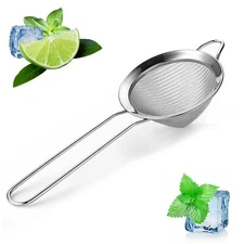 Fine Mesh Strainer With Handle 3.3" Tea Strainers For Loose Tea Leaf Strainer Co