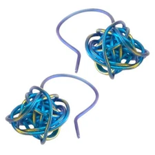 Giampouras 5013 ~ Anodized Colored Titanium Hook Earrings