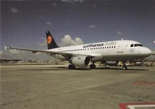 Postcard Airline LUFTHANSA ITALIA A319-112 D-AKNH AUC1.
