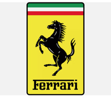 Ferrari Sticker Logo Skate Cell Laptop Vinyl Decal