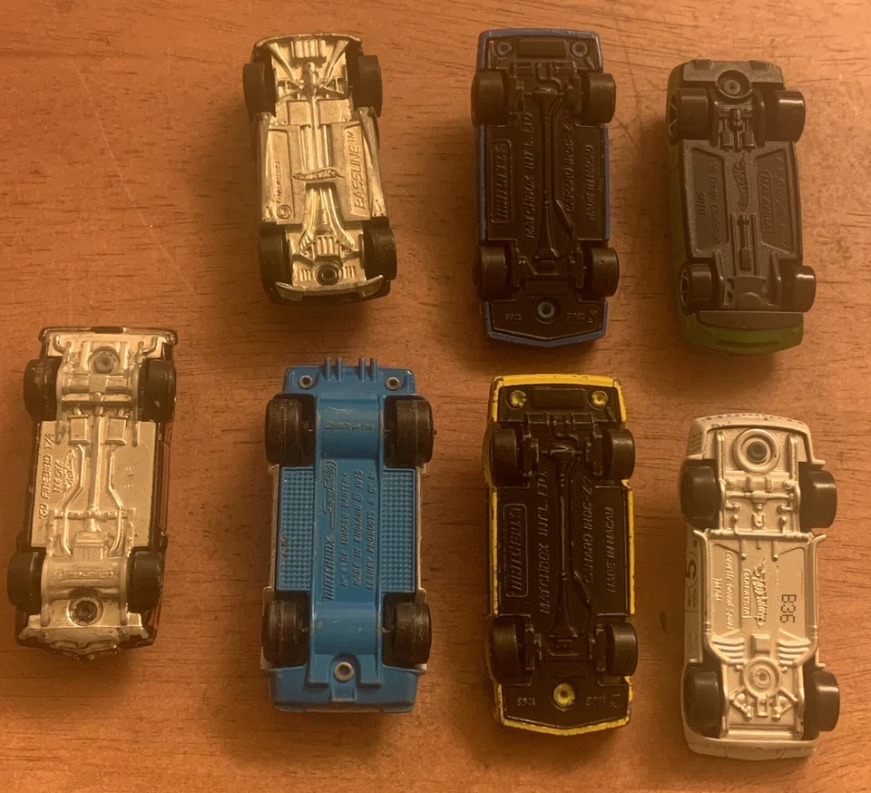 Lote de 7 Coches Matchbox Vintage Incluyendo 1985 Camaro Iroc-Z28 Amarillo #51 Foto 4 de 4