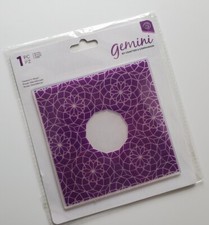 Gemini by Crafter's Companion Geometric Roses Embossing Folder