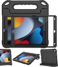 Kids Full Shockproof Foam Tablet Cover Handle Stand 10.5" 7,8,9 Generation/Black