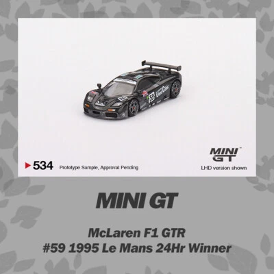 MINI GT 1:64 McLaren F1 GTR #59 1995 Le Mans 24Hr Winner
