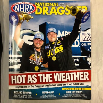 NHRA National Dragster Magazine September 2022 Drag Racing Issue 9 Vol 63