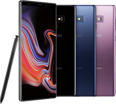 Samsung Galaxy Note 9 N960F - Original Dummy - Colors: black - blue - purple