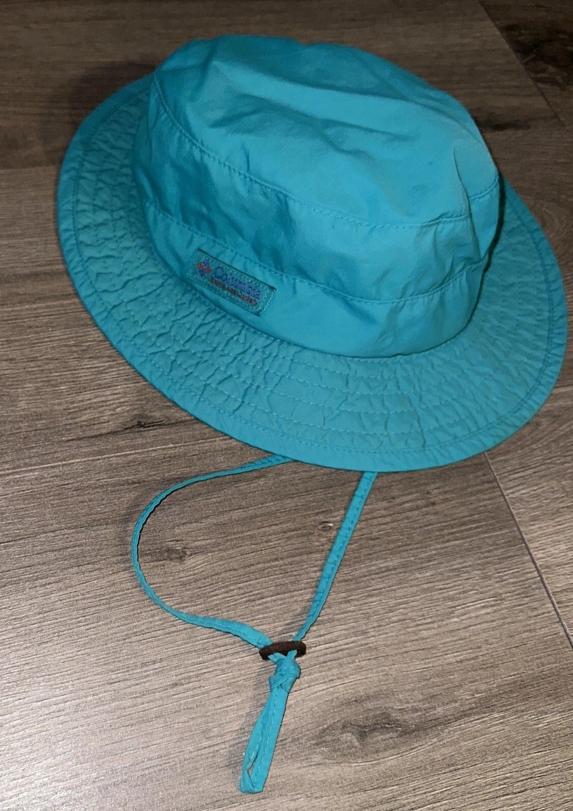Vintage 80s 90s Columbia Adjustable Bucket Hat Mens Size S Small Teal Purple