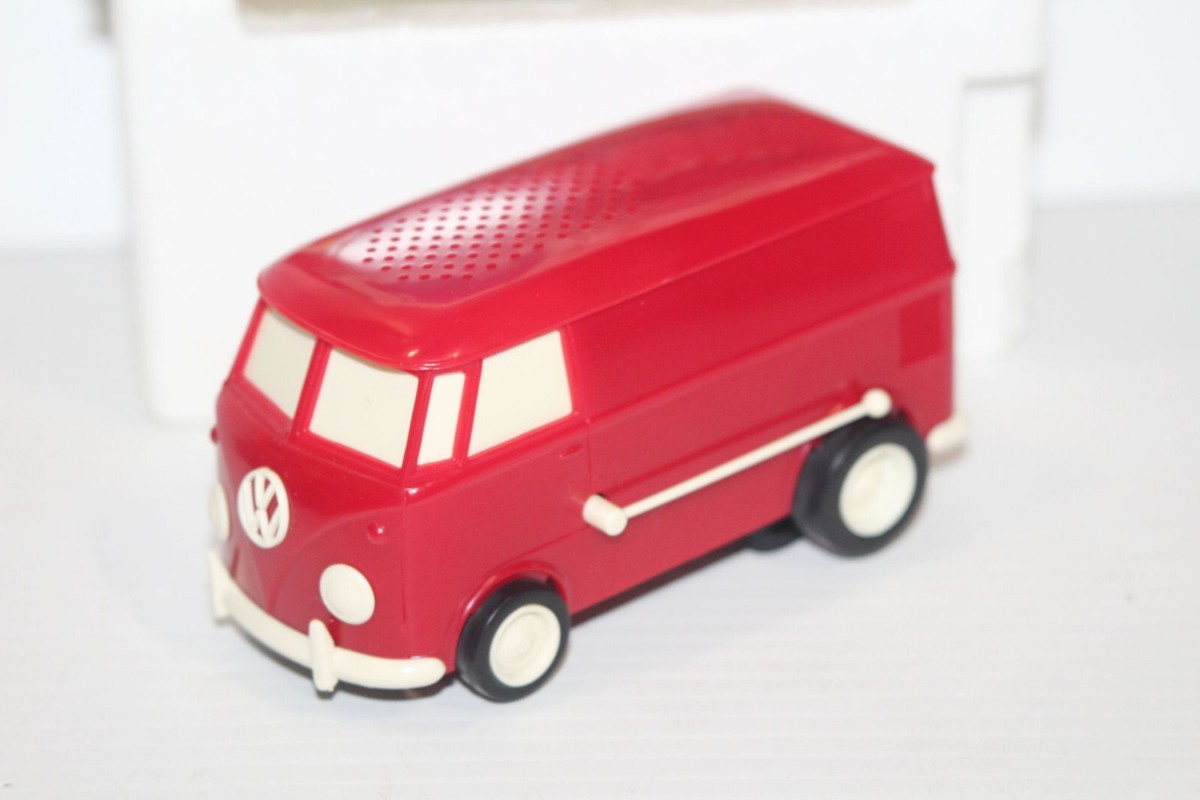Vintage Tamco Musical Toy Soundwagon Japan Red VW Bus Record