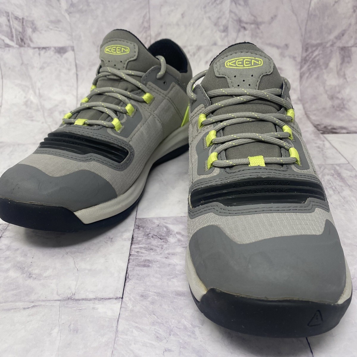 Keen Tempo Flex Mens US 9 Hiking Shoes Gray Green Waterproof Lace Up Sneakers KEEN Tempo Flex Review (FRESH Keen Hiking Boots Review  main image 2