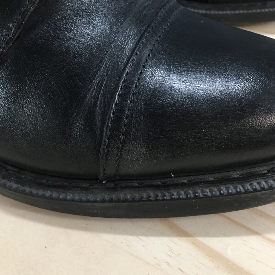 Zapatos de vestir Bacco Bucci para hombre 8,5 Oxford negros con cordones puntera cómoda informal Foto 4 de 4