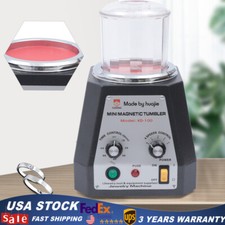 Magnetic Tumbler Jewelry Polisher Machine Finisher 100mm 4 Speed Time Control