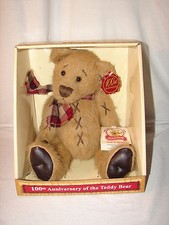 New with Tags Limited Teddy's Teddy 100 Anniversary Bear Chadwick Teddy Bear