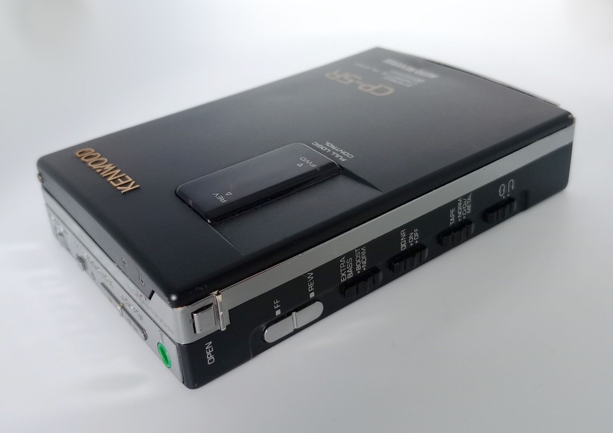 Walkman Cassette Kenwood CP-D3 Vintage – Rare Lecteur/enregistreur Noir