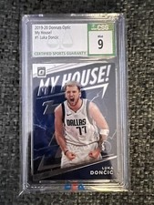 2019-20 Donruss Optic - My House! Holo #1 Luka Doncic CSG 9 Graded