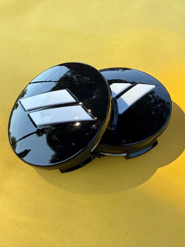 4 pcs Black Dodge 63mm Center Hub caps 52110398AA - Image 3 of 4