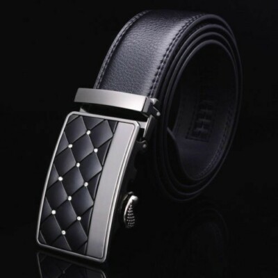mens black designer belt