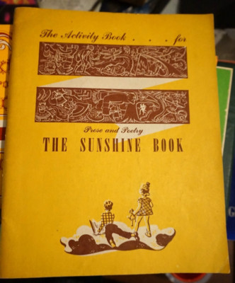 The Sunshine ACTIVITY Book Prose & Poetry PB 1946  Excellent RARE