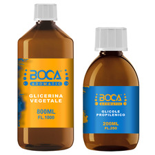 BOCA Base VG+PG 1L | Glicerina Vegetale 800ml + Glicole Propilenico 200ml
