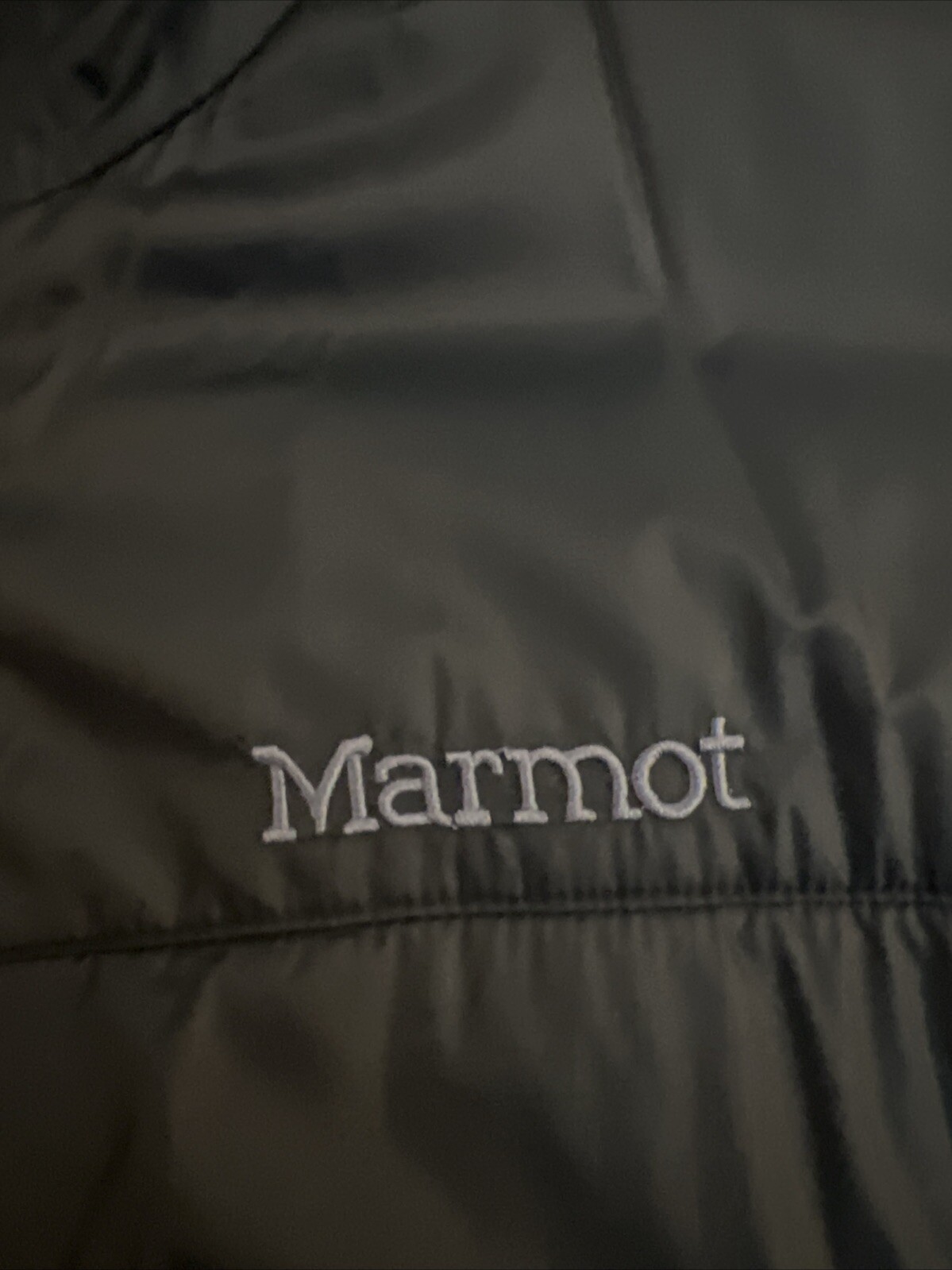 Marmot Men's Medium Solid Black Full Zip Zipper P… - image 5