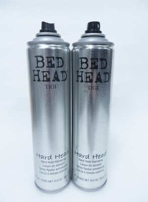 TIGI BED HEAD HARD HOLD HAIRSPRAY 10 OZ (Lot of 2)  DENTED!