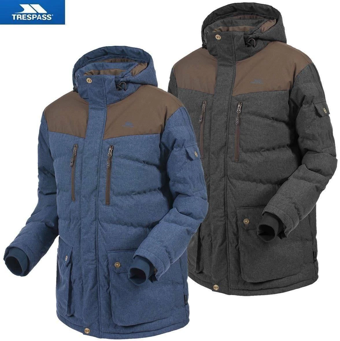 Men's Trespass 'BANK' ColdHeat Insulated Padded Coat | Quilted Jacket